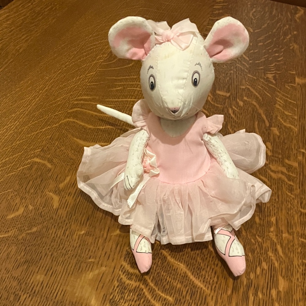 Angelina Ballerina doll 1989 by Katharine Holabird & Helen Craig vintage mouse